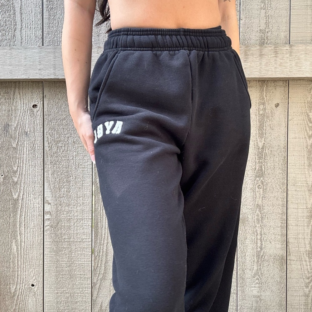AYBL varsity Black Jogger Pants